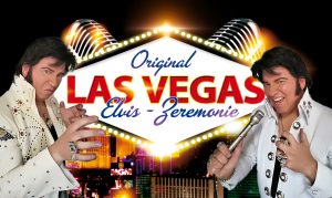 Heiraten mit Elvis im Las-Vegas-Stil – freie Trauung oder Gelübdeerneuerung vor Ort in Deutschland, Österreich und der Schweiz. Mit Livegesang, Zeremonie und Vegas-Show von King Eddy.