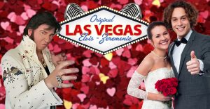 Heiraten mit Elvis im Las-Vegas-Stil – freie Trauung oder Gelübdeerneuerung vor Ort in Deutschland, Österreich und der Schweiz. Mit Livegesang, Zeremonie und Vegas-Show von King Eddy.