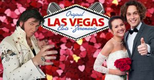 Heiraten mit Elvis im Las-Vegas-Stil – freie Trauung oder Gelübdeerneuerung vor Ort in Deutschland, Österreich und der Schweiz. Mit Livegesang, Zeremonie und Vegas-Show von King Eddy.