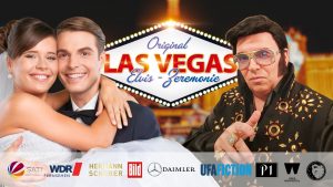Heiraten mit Elvis im Las-Vegas-Stil – freie Trauung oder Gelübdeerneuerung vor Ort in Deutschland, Österreich und der Schweiz. Mit Livegesang, Zeremonie und Vegas-Show von King Eddy.